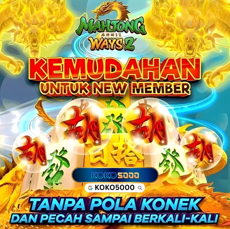 Sertifikat, penghargaan, tanda, atau dokumen yang dipajang di KOKO5000 Memberikan Kemudahan Member Baru Pecah Tanpa Pola